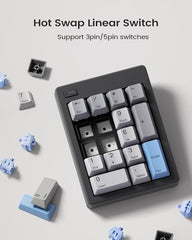 Kisnt FD17 Wireless Mechanical Number Pad