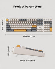 Kisnt KN104 Wireless Mechanical Gaming Keyboard