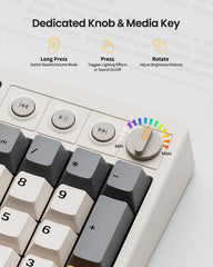 Kisnt KN104 Wireless Mechanical Gaming Keyboard
