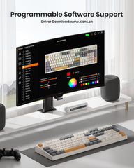 Kisnt KN104 Wireless Mechanical Gaming Keyboard