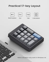 Kisnt FD17 Wireless Mechanical Number Pad