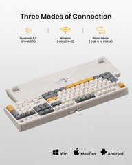 Kisnt KN104 Wireless Mechanical Gaming Keyboard